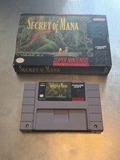 Secret of Mana (Super Nintendo SNES, 1993) Authentic Cartridge & Box  No Manual