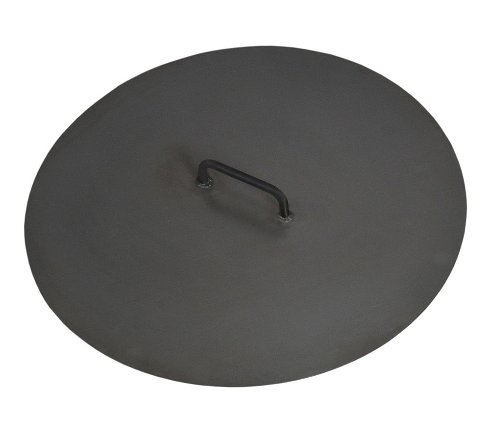 Stahl Deckel Ø 61 cm für Feuerschale Schutz Abdeckung Schwarz COOKKING
