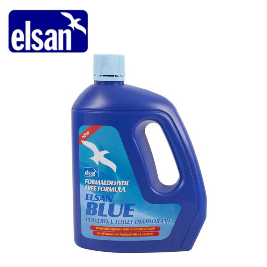 Elsan Blue Chemical Toilet Fluid 4L Formaldehyde Free Septic Tank Caravan