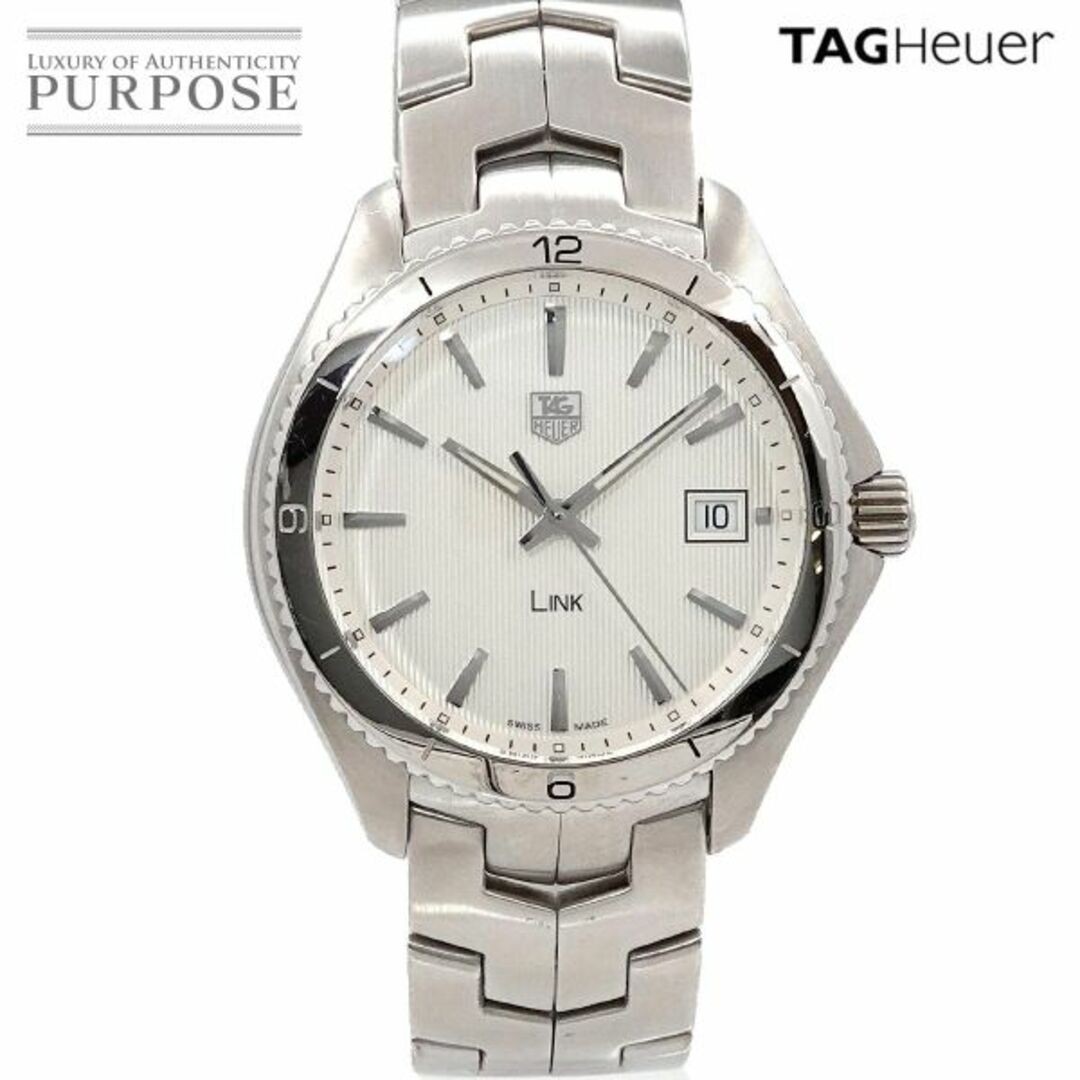 TAG Heuer Link WAT1111 Silver Date Quartz Mens Watch VLP 90265024