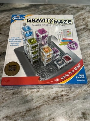 Think Fun Gravity Maze Falling Marble Logic Game NEW
