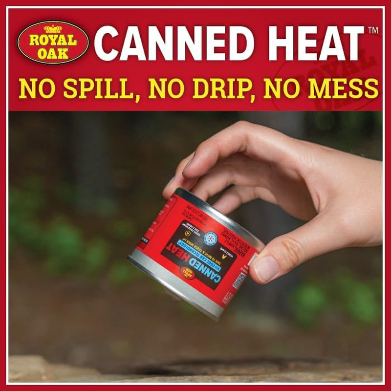 Canned Heat 12 Pack 6 Hour Chafing Fuel, Easy Open, Resealable, Non-Drip, for Fo