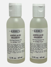 Qty 2 Kiehl's AMINO ACID SHAMPOO with PURE COCONUT OIL 2.2 fl oz NEW