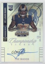 2014 Panini Contenders Championship Ticket 5/49 Tre Mason #233 Auto 0l2