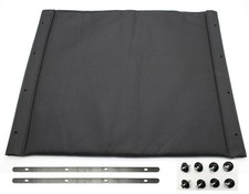 Blue Streak Wheelchair 20 Inch Seat Replacement, 20x16 20x16", Black