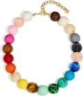 Colorful Chunky Necklaces for Women 20MM Large Oversized Resin Beaded Necklace