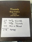 Dansco Kennedy Half Dollars book #8166 1964-2016 FULL /includes 178 coins