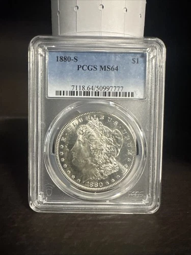1880-S Morgan Silver Dollar PCGS MS-64
