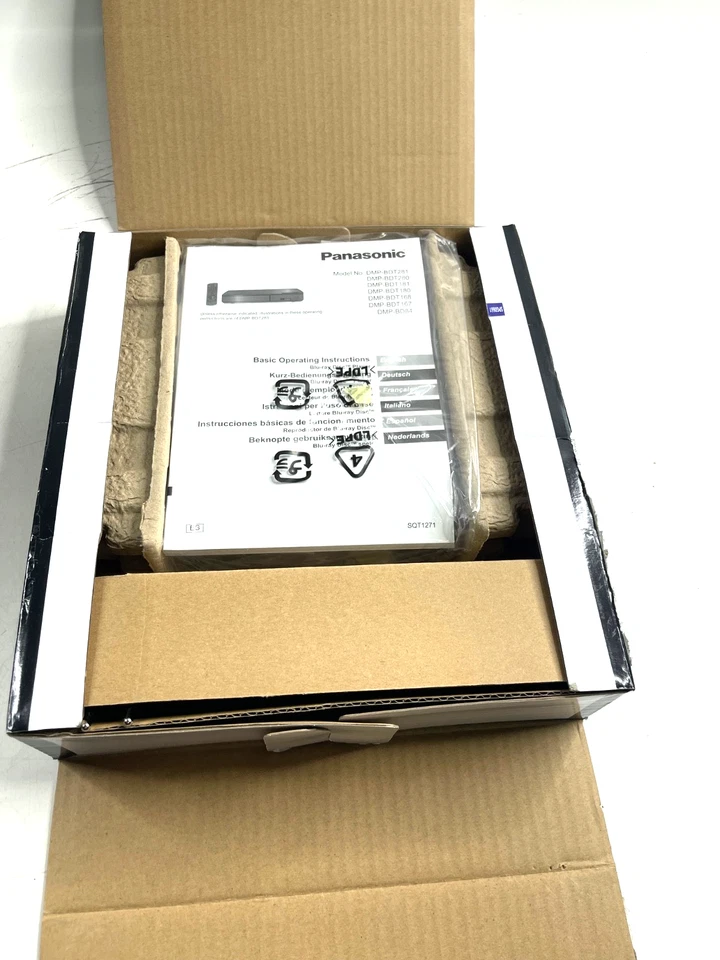 Panasonic DMP-BDT167EG  Blu-Ray Disc Player mit Fernbedienung orig. Verpackung - Bild 3 von 4