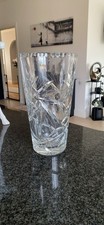 Waterford cut glass   Lead Crystal Vase 12 Tall Perfect Condition 24 CM Tall