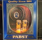 Vtg Pabst Blue Ribbon Beer Light Up Sign 14.25" x 12.5"