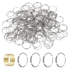 Pack of 200 Mini Split Rings 12mm 304 Stainless Steel Jump Ring Silver