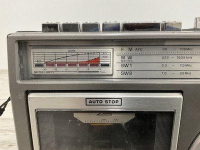 ラジオ・コンポ National TV/RADIO/CASSETTE RECORDER National RX-5400 Radio Cassette Recorder Original Box Manual