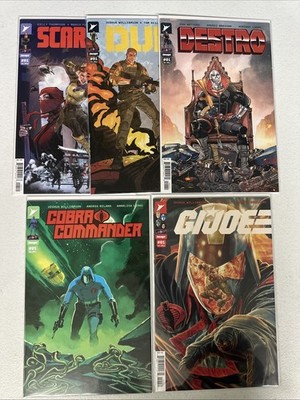 GI Joe #1 Destro #1 Duke #1 Cobra Commander #1 Scarlett #1 Lot of 5 Comics *T6