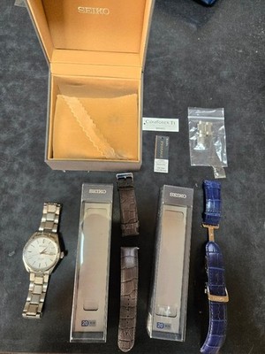 SEIKO SARX055 Presage Titanium Watch Snowflake Dial 17 20cm 6.7 7.9in Working