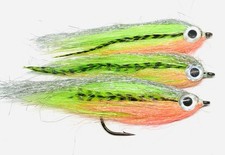 3 Large Chew Valley Pike / Zander Predatory Fly Lures - Iain Barr WCC FLIES