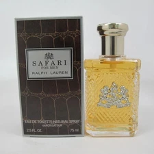 Safari for Men  EDT Spray 2.5 oz 75 ml Ralph Lauren  New sealed box