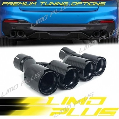 Carbon Fiber Exhaust Tips for BMW G30 5 Series 2017-2025 530i 540i M Sport