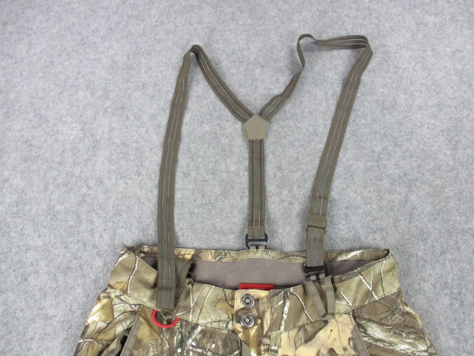 Badlands Hunting Pants Mens Medium Realtree Xtra REV Camo Bio-Thermic Suspenders - Image 2 of 4