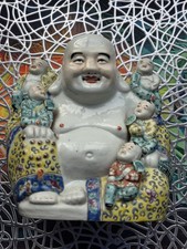 Porcelain BUDDAH 7 Inches With 5 Children