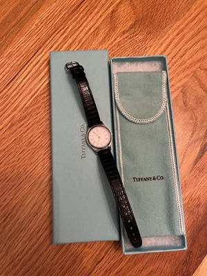 Tiffany & Co. Portfolio Women\'s Watch Swiss Quartz Black Leather Strap 24mm $_12.JPG?set_id=880000500F main image 3