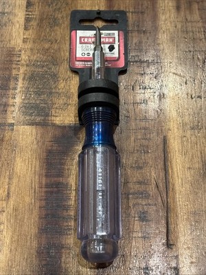 NOS Sears Craftsman 6 In 1 Screwdriver Rare -  41161 AA WF Slotted/Phillips