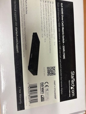 4x4 HDMI Cat 5 Matrix Switch
