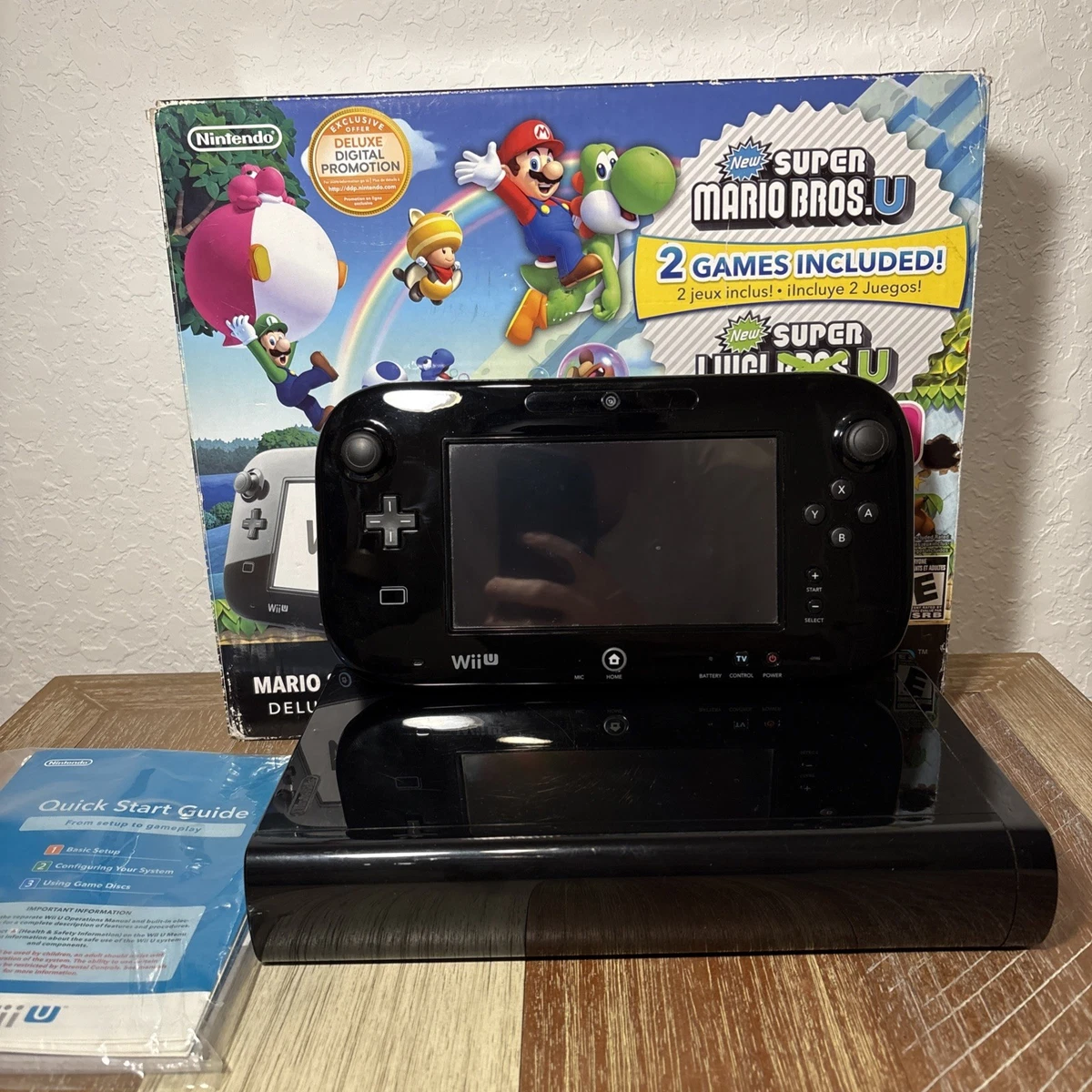 G57-19) 中古品 Nintendo 任天堂 WiiU WUP-001 WUP-010 8GB 白