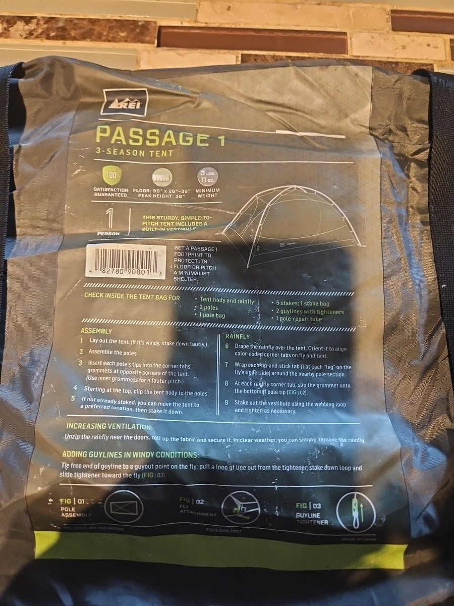 REI PASSAGE 3-Season Tent new(other)
