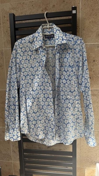 Men Vilebrequin Shirt Turquoise Cotton 36 / S / 44
