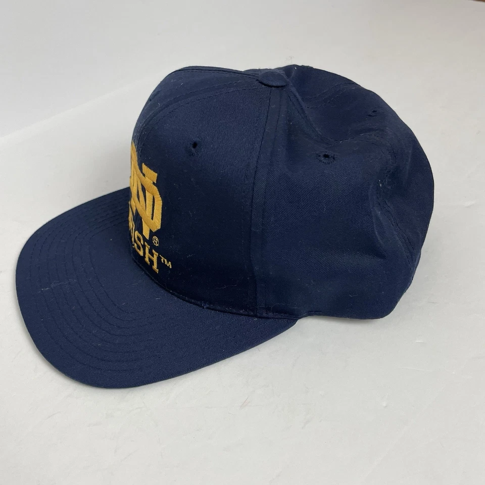ADULTO De Colección Annco Notre Dame Lucha Irlandesa Snapback Gorra Gorra Retro Años 90 Foto 2 de 4