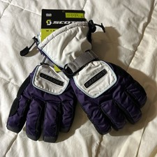 SCOTT Ultimate Junior Winter Gloves Snowboard Ski YOUTH XL 6.5 purple NEW NWT