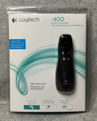 NEW Logitech R400 Presenter Remote Control & Laser Pointer 910-001354