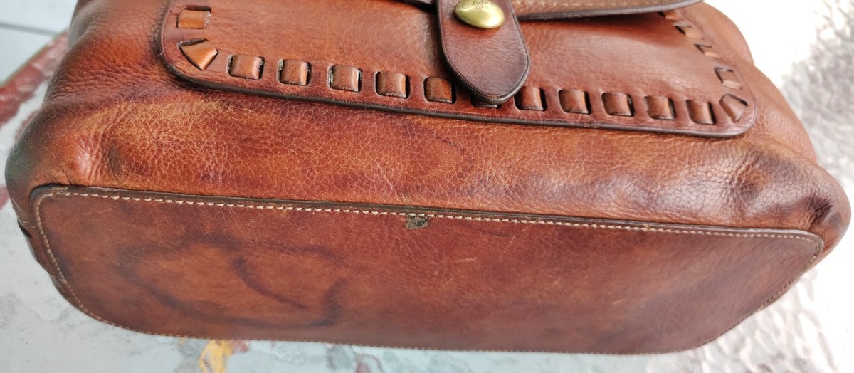 バッグ vintage coach signature handbag Coach Medium Vintage 11373 65th Anniversary Bleeker Thompson