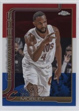 2025-26 Topps Chrome Red White & Blue Refractor Evan Mobley #67 1n9c