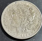 1886 $1 Morgan Silver Dollar 90% Silver.  #1974