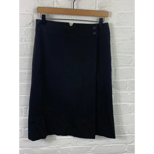 Jupe midi droite et crayon femme Prada coupe régulière noir uni taille 40