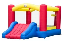 Happy Hop Homcom Bouncy Castle with Slide Blower 366x274cm Jumping Castle