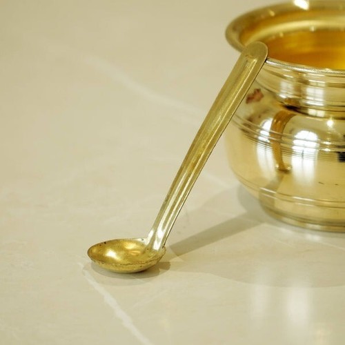 Brass Ghee Pot - Picture 10 of 10