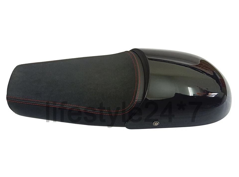 Royal Enfield GT & INT & Interceptor 650 Touring Dual Seat With Cowl Black - Imagen 3 de 4