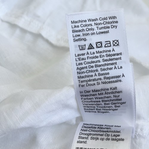 J. Crew White Cotton-linen tiered maxi beach dress (SIZE MEDIUM) - Picture 8 of 8