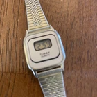 Vintage TIMEX T Cell LCD Watch Works w New Battery Childrens Ladies watch 1980s
