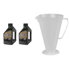 New Ratio Rite Mixing Cup + 2 Maxima Racing CASTOR 927 2-stroke Engine Oil 16oz