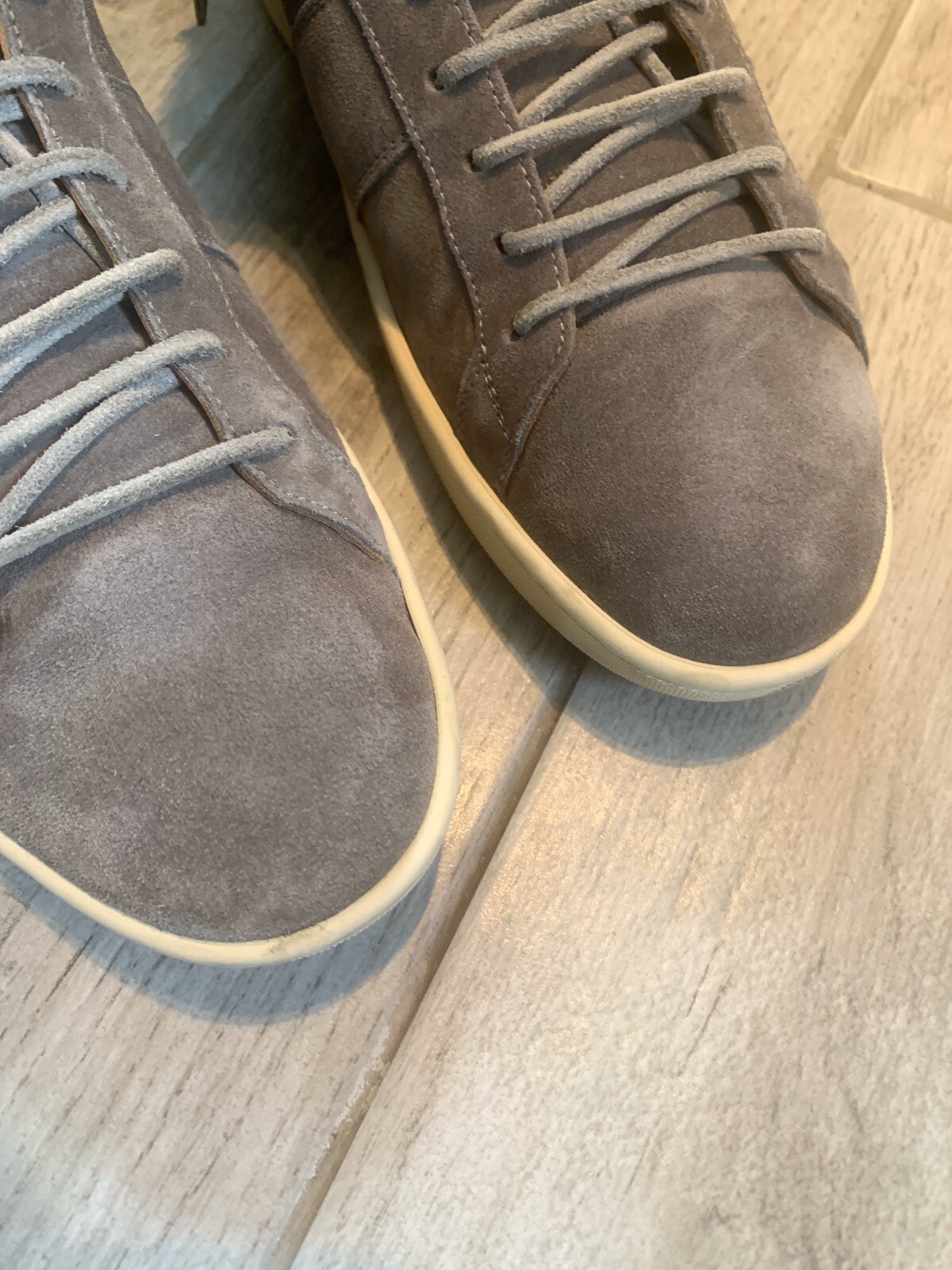 Saint Laurent scarpe sportive alte uomo sneakers camoscio 100% originali