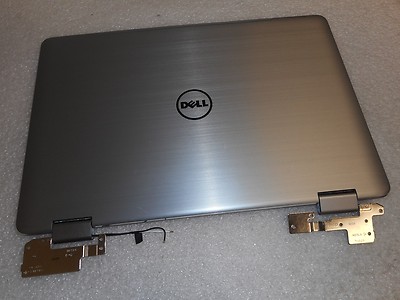 Dell Inspiron 7778 Laptop LCD Top Back Cover Lid Silver Hinges *LAE5* 3WYW6