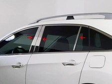 USA Made 304 Stainless Steel 6PC Chrome Pillar Post FOR 2013-2018 Acura RDX
