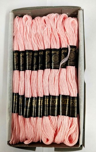Rangoli Hand Embroidered Cotton Thread Swing Craft Projects Sewing Kit- 25 Pcs - Picture 3 of 4