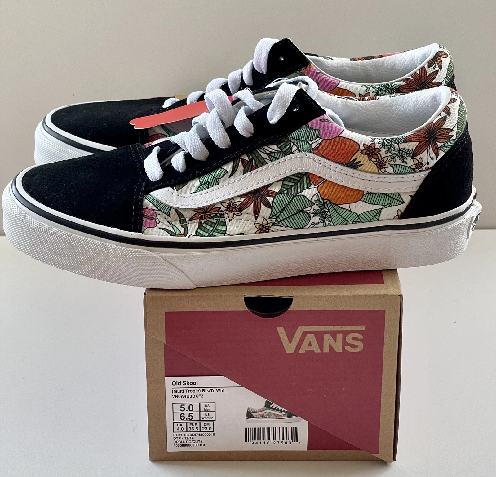 VANS Oldol Skool Multic Tropic tag