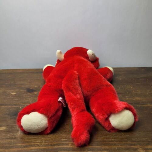 Ty Beanie Buddies "SNORT" 1998 BNWT Vintage Retired Red Bull Collectable UK - Picture 6 of 11