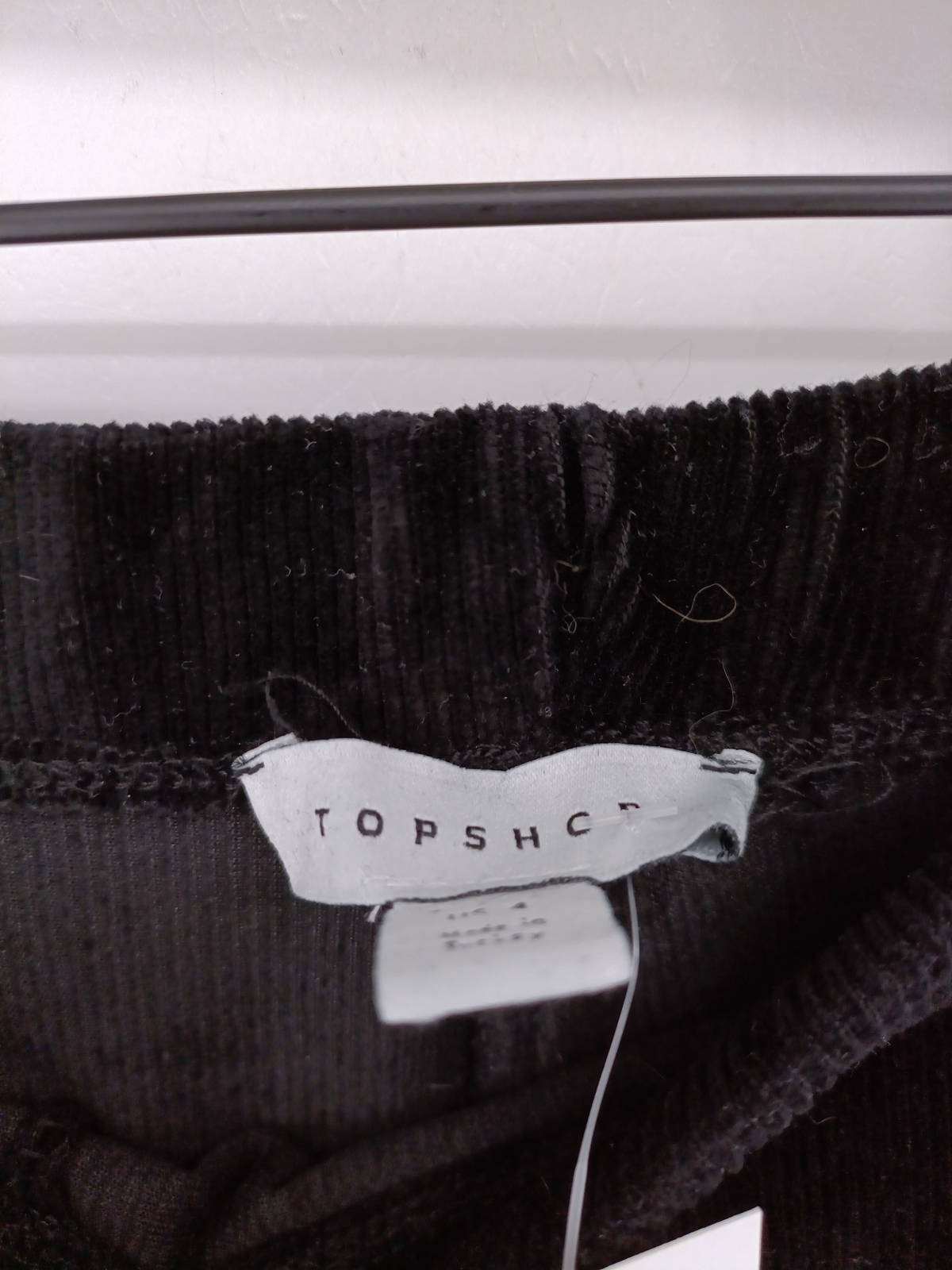 ALTRA Topshop Leggings Donna UK 8 Nero 100% Altro Lunghezza Completa